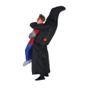 Halloweenský prevlek kostlivec v kápi Prevedenie pre dospelých 150–190 cm Jednodielny strih so zipsom Vstavaný ventilátor Na cosplay a natáčanie 3