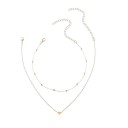 Halsband med dubbelt hjärta för kvinnor 5