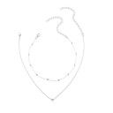 Halsband med dubbelt hjärta för kvinnor 6