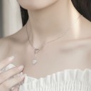Halsband med dubbelt hjärta för kvinnor 2