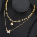Halsband med dubbla stjärntecken för kvinnor 12
