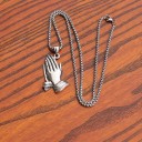 Halsband med handhänge 3