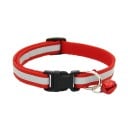 Halsband met bel voor katten en kleine honden Reflecterende strook voor betere zichtbaarheid in het donker Verstelbare lengte van 20 tot 31 cm 1