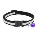 Halsband met bel voor katten en kleine honden Reflecterende strook voor betere zichtbaarheid in het donker Verstelbare lengte van 20 tot 31 cm 2