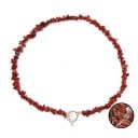 Halsketting van natuurlijke gekleurde stenen lengte 45 cm verstelbare ketting in goudkleur met ring sluiting van zinklegering Voor feesten en dagelijks gebruik 3