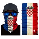 Halstørklæde med flagprint 11