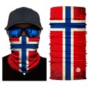 Halstørklæde med flagprint 18