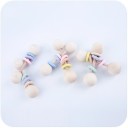 Halteres de madeira com anéis de silicone J1910 1