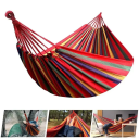 Hamac din pânză pentru exterior, capacitate de încărcare 200 kg, hamac portabil suspendat din material textil, pat pentru camping în grădină, relaxare, balcon și terasă 1