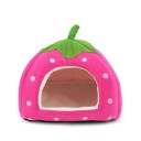 Hamster Bed in the Shape of a Strawberry 3