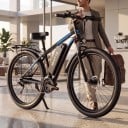 Hämtning av elektrisk mountainbike DUOTTS C29-L Motor 750 W Avtagbart batteri 48 V 15 Ah Upp till 40 km/h 29 tum Hjul Aluminiumram Svart-blå För 4