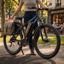 Hämtning av elektrisk mountainbike DUOTTS C29-L Motor 750 W Avtagbart batteri 48 V 15 Ah Upp till 40 km/h 29 tum Hjul Aluminiumram Svart-blå För 5