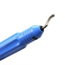 Handavgradningsverktyg NB1100 Kantborttagning Metall Plast Aluminium Ergonomiskt handtag Utbytbart blad Rena snitt 7