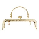 Handbag Frame 20 cm Metal Frame with Handle Handbag Holder Clasp Frame for Bag Making Component for Sewing and Handmade Bag Production 6