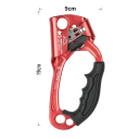 Handblocker för klätterlina 8–13 mm Höger hand Säkerhetsklätterutrustning Blockeringsanordning Maximal belastning 140 kg 9x19 cm 3