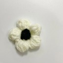 Handgefertigte Blumen dekorative Applikationen 4 cm 10 Stück Polyester gehäkelte Ornamente für Scrapbooking und textile Dekorationen 2
