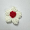 Handgehaakte bloemen decoratieve applicaties 4 cm 10 stuks polyester gehaakte versieringen voor het maken van scrapbook en textieldecoraties 4