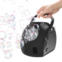 Handhållen elektrisk bubbelmaskin med ljuseffekt 10 öppningar 15,4 x 8,9 x 10,9 cm för 4x AA-batterier För fester, evenemang och utomhusshower 7