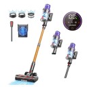 Handhållen smart sladdlös dammsugare 500W 50kPa LED-skärm Avtagbar behållare Flexibel rotation 3 Laddningsmetoder Mattborste 1