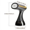 Handheld kledingstomer 1500W 350ml Wit of zwart stoomstrijkijzer voor kleding EU-stekker Snel strijken Stoom 130°C 2