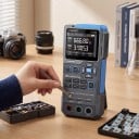 Handheld LCR Meter with Automatic Measurement and Component Sorting, 4.5-Digit 2.8" TFT Display, 100 Hz–100 kHz, Black-Blue, for Electronics 6