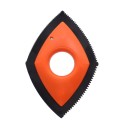 Handheld Pet Hair Remover for Carpets and Upholstery Dimensions 14.5 x 9.5 x 1.8 cm Serrated Edges and Central Finger Hole 2