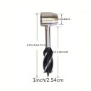 Handheld Soil Auger Set for Planting Trees Soil Hole Digger with Case Gardening and Planting Tools 2