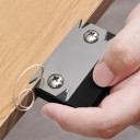 Handhobel für Holzkanten und -ecken Kanten ausrichten Ecken anfasen Entgraten Tischlerwerkzeug mit auswechselbarem Messer 3