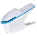 Håndholdt hæftemaskine ergonomisk design 13,5 x 7 x 3 cm plast hæftemaskine til papir til kontor skole hjem 1