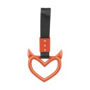 Handle with Devil's Heart Modified Racing Handle with Hand Strap Sports Accessory Various Colours Durable Comfortable Handle 8