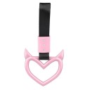 Handle with Devil's Heart Modified Racing Handle with Hand Strap Sports Accessory Various Colours Durable Comfortable Handle 1