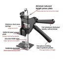 Handlift gereedschap 2 stuks voor hoogte-instelling 25,5 cm metalen zwart-zilver lift voor deuren gipsplaat en tegels 3