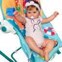 Handmade Realistic Girl Doll 50 cm from High-Quality Vinyl Material Detailed Face Clothing Feeding Bottle Dummy 1