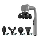 Handmassagepistool 6-kops Hoge Frequentie Vibratie 4000 RPM 10 W ABS Met Afneembare Handgreep 6 Niveaus en 5 Opzetstukken Voor Fascia en Het 5