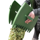 Håndrive til haven med ergonomisk håndtag 33 x 24,8 cm plastisk gul til opsamling af blade og rengøring af snavs på græsplænen 4