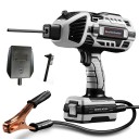 Handschweißgerät 4600 W Inverter tragbares Schweißgerät grau-schwarz mit Zange und Zubehör für Reparaturen und Metallverarbeitung 2