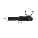 Handtag för handledsträning 36,5 × 7 cm stålhandtag för bättre grepp vid fitness och styrketräning 3