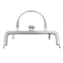 Handtaschenrahmen 20 cm Metallrahmen mit Griff Halter für Handtaschen Verschlussrahmen zur Herstellung von Handtaschen Komponenten für das Nähen und die Handarbeit von Taschen 7