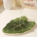 Handtuch zum Abtrocknen der Hände 28 x 20 cm Weiches Polyester-Küchen- und Badezimmerhandtuch mit Blattmotiv Doppellagig 4