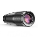 Handy-Objektiv-Set 10in1 Teleobjektiv 22x Fisheye 198° Weitwinkel 0,63x Makro 15x und 6 Filter Optisches Glas Schwarz für iOS und Android 4