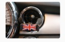 Handyhalterung für das Auto 9 x 5,8 cm mit Motiv der britischen Flagge für runde Lüftungsschlitze Feste Befestigung Schnelles Einsetzen des Handys 4