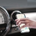 Handyhalterung fürs Auto 9 x 9 x 5,8 cm Universelle Halterung für runde Lüftungsöffnungen Sichere Befestigung Handyhalter 2