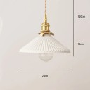Hängelampe mit weißem Keramikschirm und E27-Fassung im japanischen Stil mit drehbarem Schalter, Durchmesser 24 cm, für Schlafzimmer oder Arbeitszimmer 7
