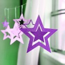 Hangende decoratie met sterren 5