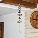 Hangende gong 58 cm met twee-niveau-indeling van bellen Decoratie voor het balkon of de entree voor geluidscomfort 3