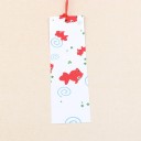 Hangende gong in de vorm van een vis 8 x 5,5 cm Kleurrijke decoratie met label Geluidsdecoratie voor in het appartement aan het raam of balkon 2