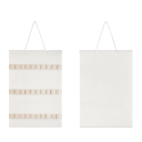 Hangende organizer voor haaraccessoires met 30 lussen 59,3 × 30,8 cm vilt wandorganizer voor haarspelden, elastiekjes en haarbanden 1