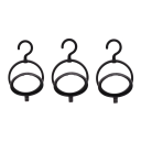 Hängender Halter für Perücken mit Haken 23,4 cm, langlebig, Möglichkeit zum Aufhängen mehrerer Halter übereinander, ideal für Friseursalons und den Heimgebrauch 3