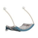 Hanging Cat Bed for Window with Suction Cups 50 x 28 cm Removable Plush Cushion Curved Lounge for Glass and Balcony 9