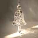 Hanging Cut Crystal Bell Decorative Light Effect Clear and Rainbow Variant Interior Hanging Ornament 4
